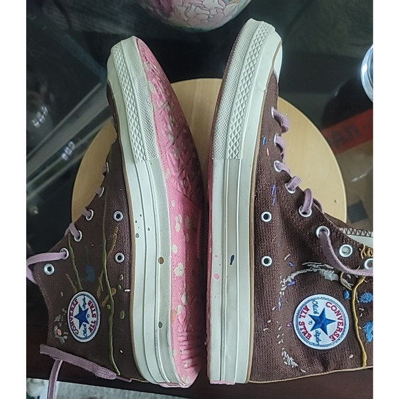 Converse Chuck Taylor Mens 13 70 High x Bandulu Paint Splatter Cappuccino main image 14
